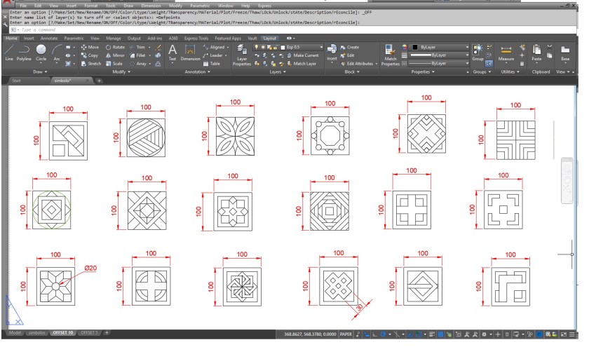 Offset… – Dicas CAD Rosa Katori