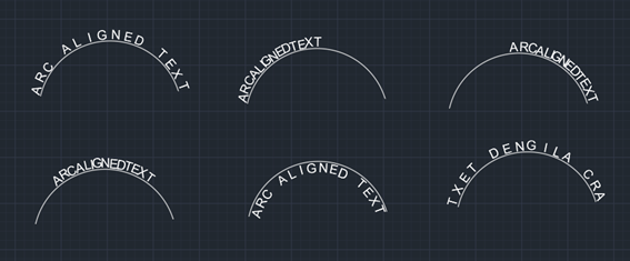 Passatempo 38…. Arc Aligned Text – Dicas CAD Rosa Katori